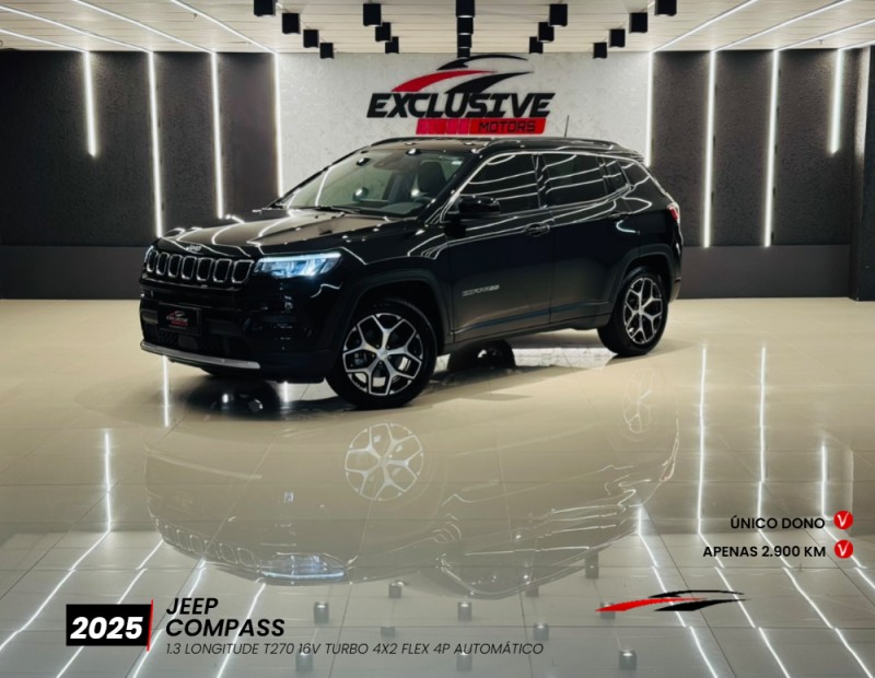 compass 1.3 longitude t270 16v turbo 4x2 flex 4p automatico 2025 caxias do sul