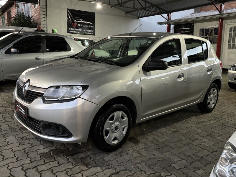 SANDERO 1.0 AUTHENTIQUE 12V FLEX 4P MANUAL - 2017 - CAXIAS DO SUL