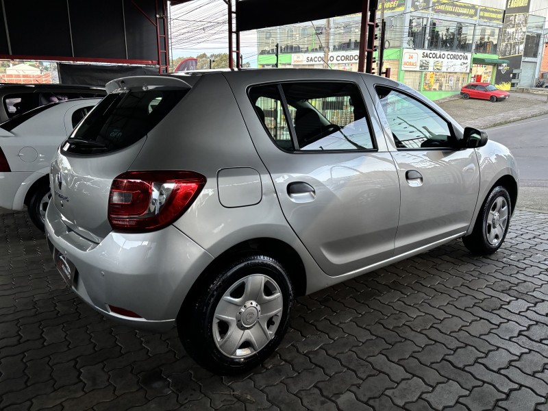 sandero 1.0 authentique 12v flex 4p manual 2017 caxias do sul