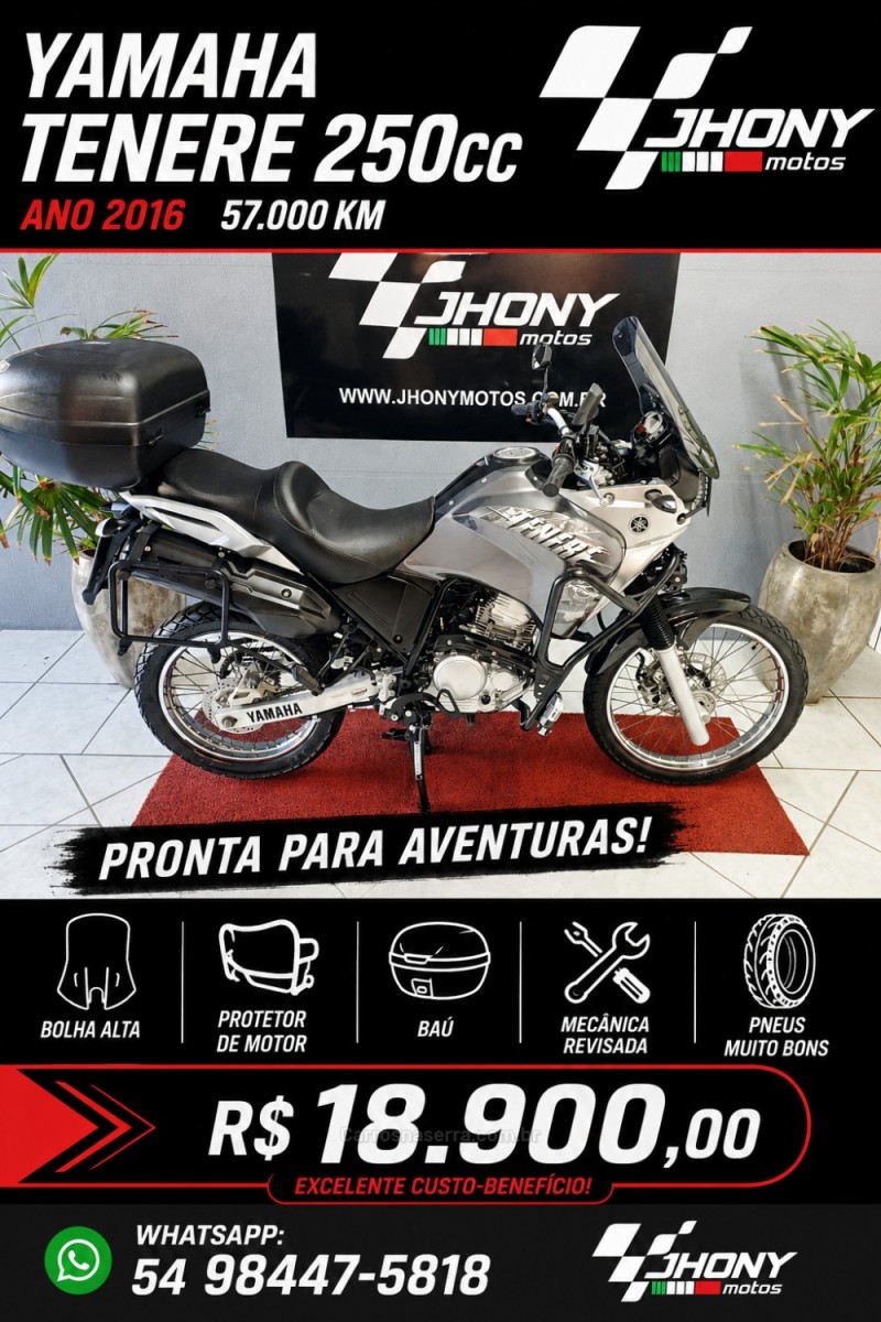 xtz 250 tenere 2017 caxias do sul