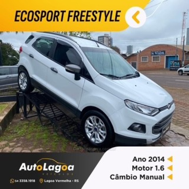 ecosport 1.6 freestyle 8v flex 4p manual 2014 lagoa vermelha