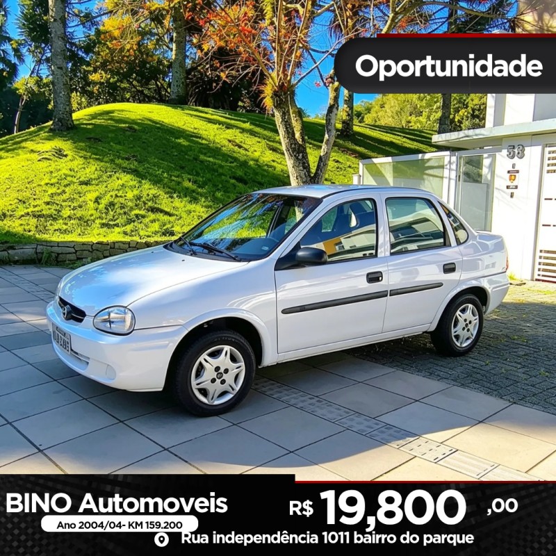 corsa 1.0 mpfi classic sedan 8v gasolina 4p manual 2004 farroupilha