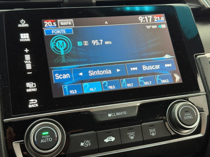 CIVIC 2.0 EXL 16V FLEX 4P AUTOMÁTICO - 2020 - SANTA CRUZ DO SUL