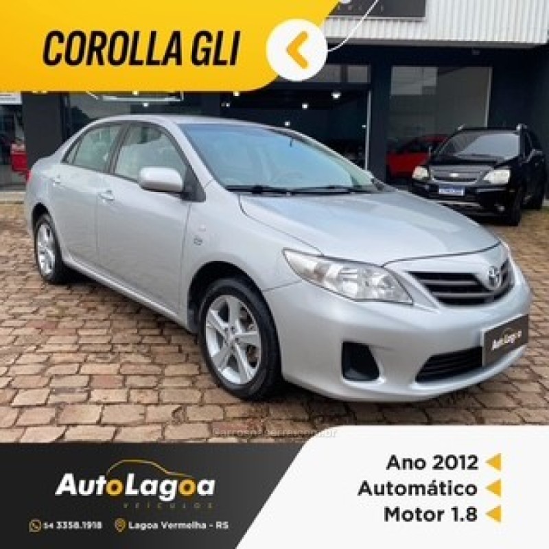 corolla 1.8 gli 16v flex 4p automatico 2012 lagoa vermelha