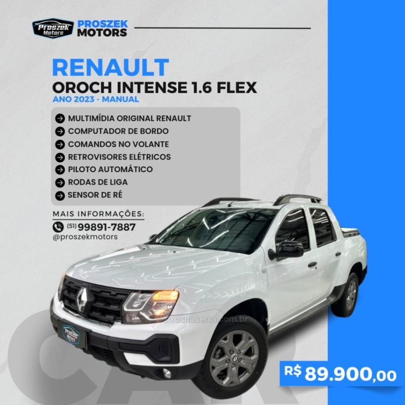 OROCH 1.6 16V SCE INTENSE FLEX 4P MANUAL