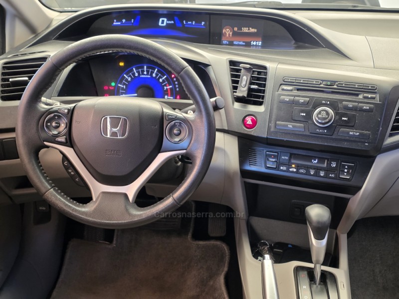 CIVIC 2.0 LXR 16V FLEX 4P AUTOMÁTICO - 2015 - SAPIRANGA