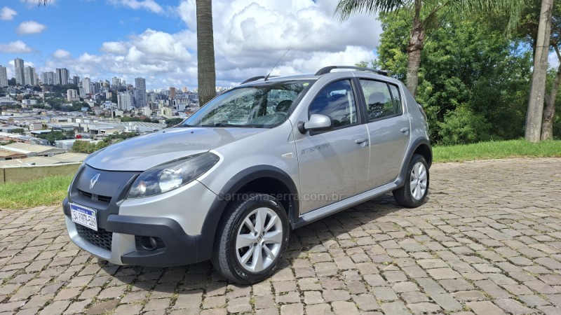 sandero 1.6 stepway 16v flex 4p automatico 2012 caxias do sul