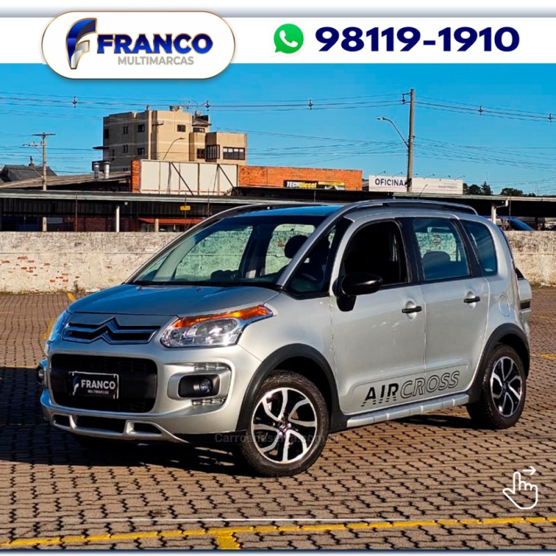 c3 aircross 1.6 exclusive 16v flex 4p automatico 2013 vacaria