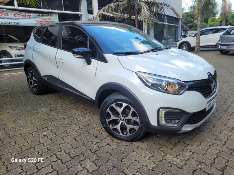 captur 1.6 16v flex intense automatico 2019 nova prata
