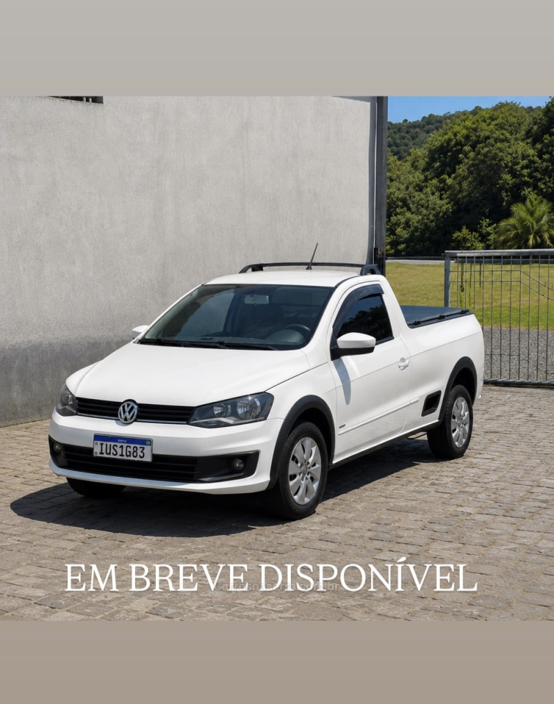 saveiro 1.6 mi trendline cs 8v flex 2p manual 2014 nova prata