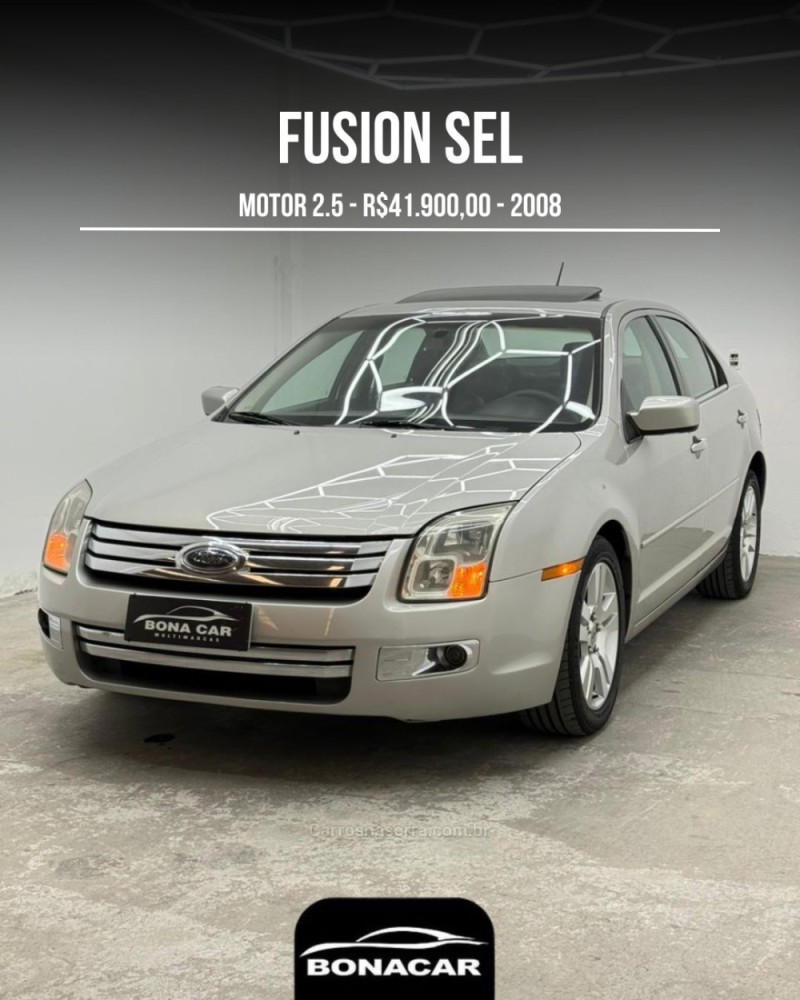 fusion 2.5 sel 16v gasolina 4p automatico 2008 caxias do sul