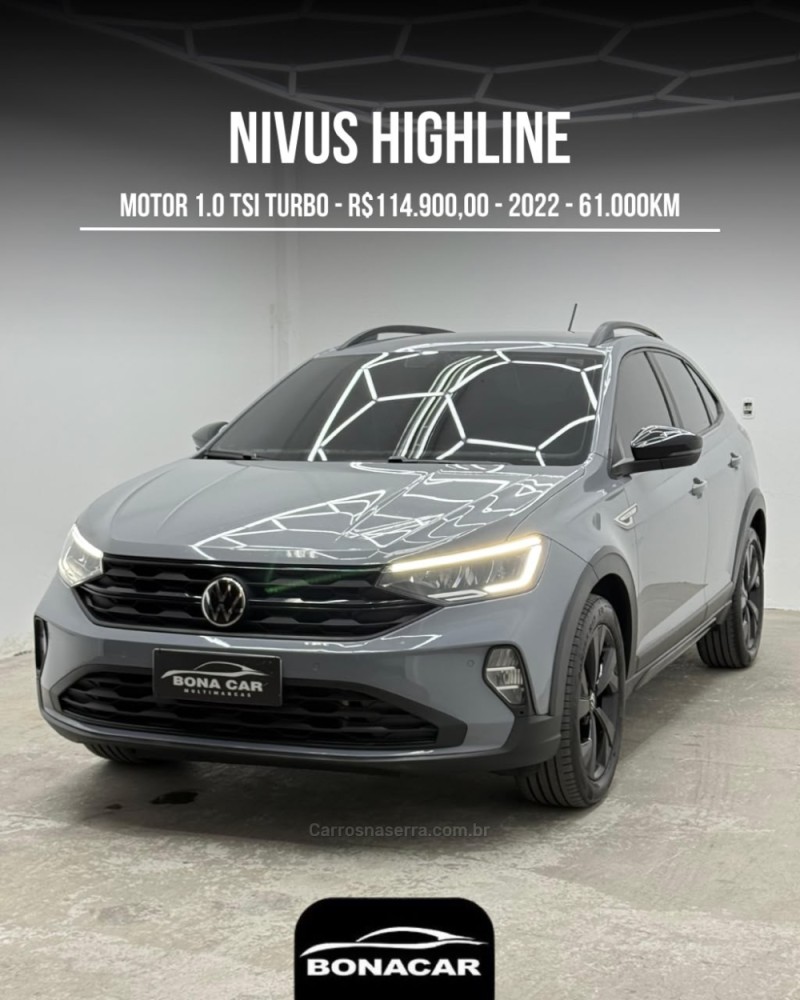nivus 1.0 tsi highline flex 4p automatico 2022 caxias do sul