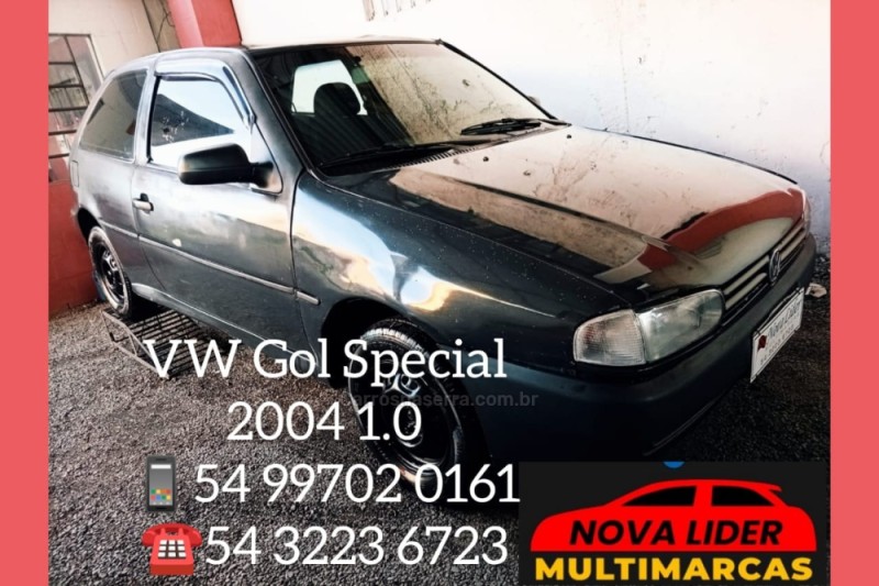 gol 1.0 mi special 8v gasolina 2p manual 2004 caxias do sul