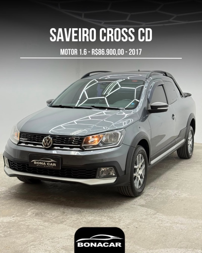 saveiro 1.6 cross cd 16v flex 2p manual 2017 caxias do sul