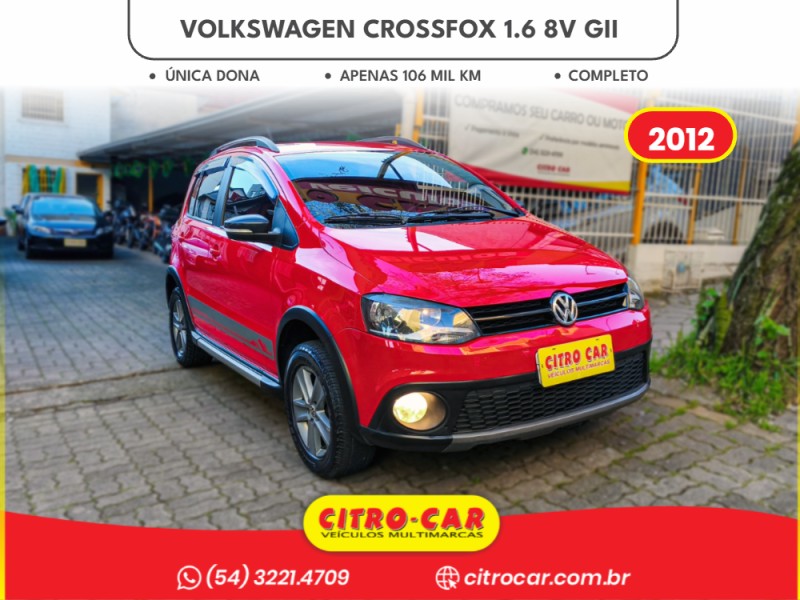 crossfox 1.6 mi flex 8v 4p manual 2012 caxias do sul