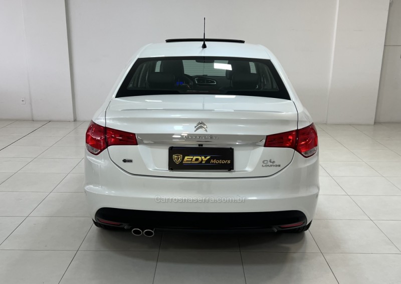 C4 LOUNGE 1.6 EXCLUSIVE 16V TURBO GASOLINA 4P AUTOMÁTICO - 2015 - BENTO GONçALVES