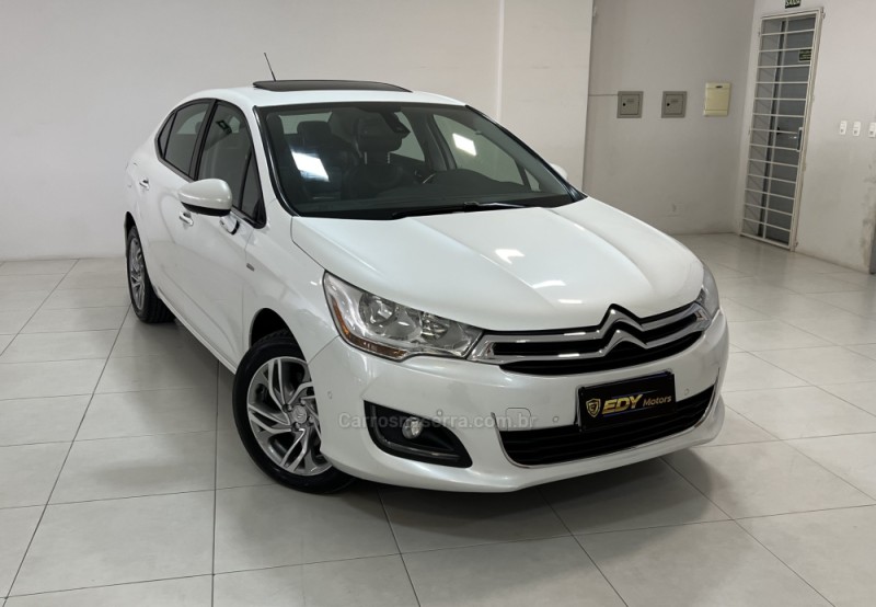 C4 LOUNGE 1.6 EXCLUSIVE 16V TURBO GASOLINA 4P AUTOMÁTICO - 2015 - BENTO GONçALVES