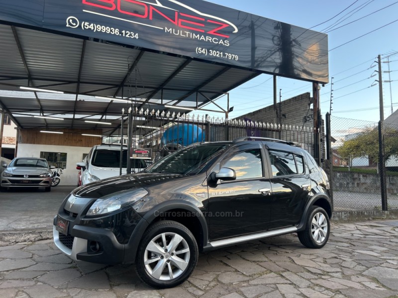 sandero 1.6 stepway 16v flex 4p manual 2012 caxias do sul