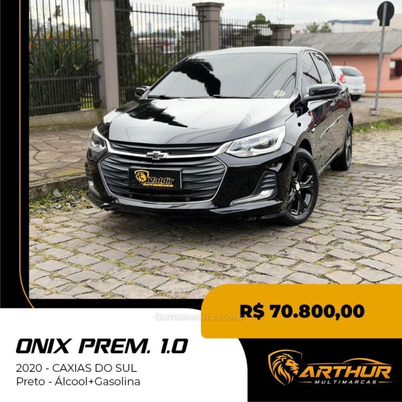 onix 1.0 premier ii 12v turbo flex 4p automatico 2020 caxias do sul