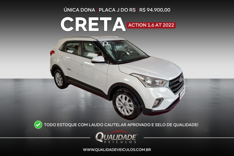 creta 1.6 16v action flex 4p autom 2022 santa cruz do sul