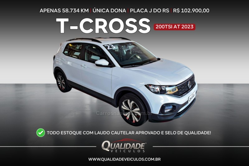 t cross 1.0 tsi 200 sense automatico 2023 santa cruz do sul