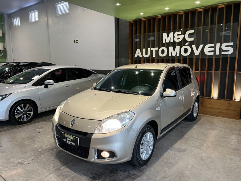 sandero 1.6 privilege 16v flex 4p automatico 2012 caxias do sul
