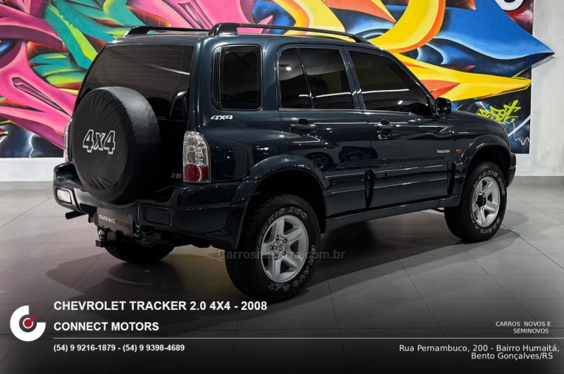 TRACKER 2.0 4X4 8V GASOLINA 4P MANUAL - 2008 - BENTO GONçALVES