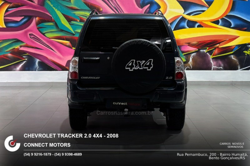 TRACKER 2.0 4X4 8V GASOLINA 4P MANUAL - 2008 - BENTO GONçALVES