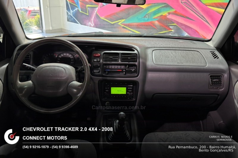 TRACKER 2.0 4X4 8V GASOLINA 4P MANUAL - 2008 - BENTO GONçALVES