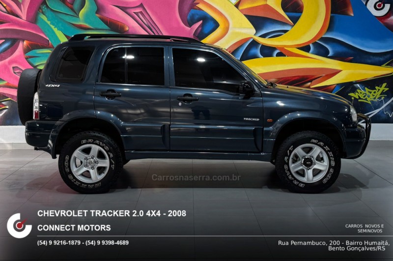 TRACKER 2.0 4X4 8V GASOLINA 4P MANUAL - 2008 - BENTO GONçALVES