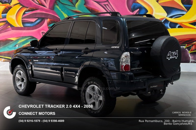 TRACKER 2.0 4X4 8V GASOLINA 4P MANUAL - 2008 - BENTO GONçALVES