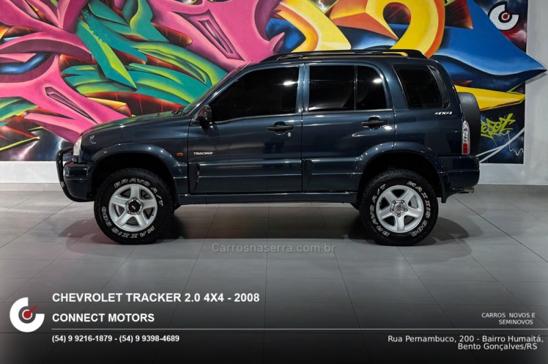 TRACKER 2.0 4X4 8V GASOLINA 4P MANUAL - 2008 - BENTO GONçALVES