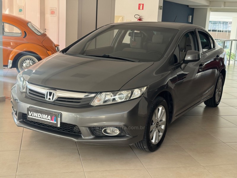 CIVIC 1.8 LXS 16V FLEX 4P MANUAL - 2013 - FLORES DA CUNHA