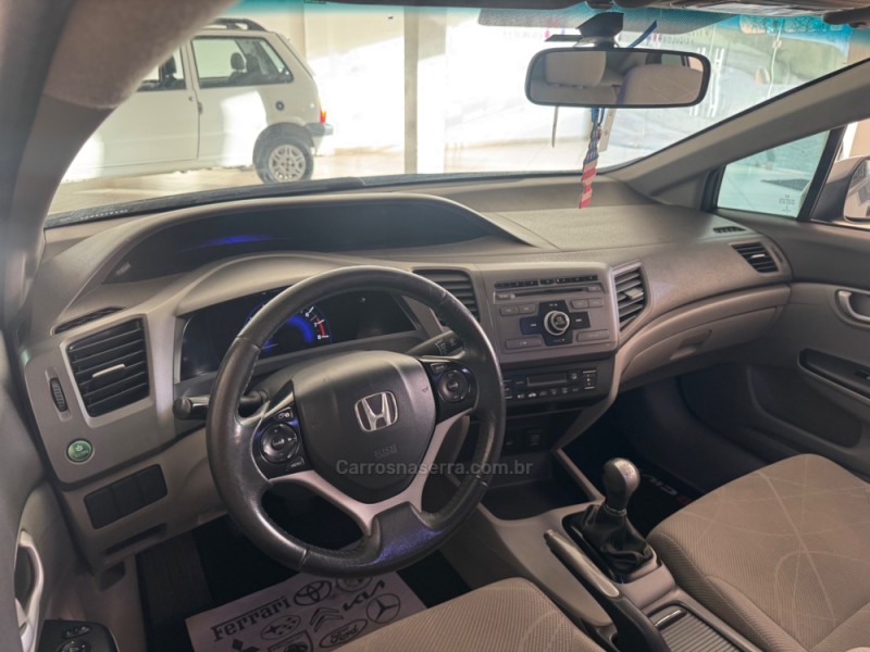 CIVIC 1.8 LXS 16V FLEX 4P MANUAL - 2013 - FLORES DA CUNHA
