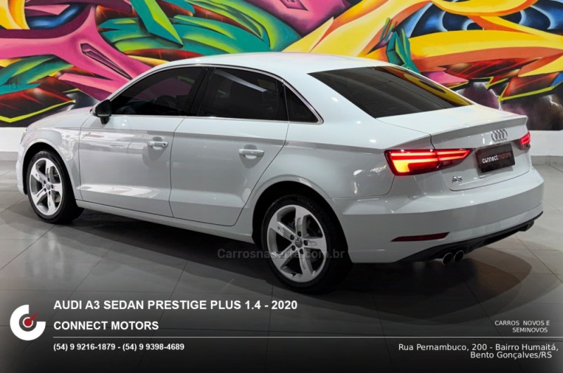 A3 1.4 TFSI SEDAN PRESTIGE PLUS 16V FLEX 4P TIPTRONIC - 2020 - BENTO GONçALVES