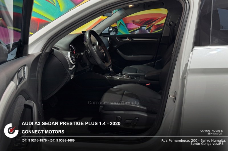 A3 1.4 TFSI SEDAN PRESTIGE PLUS 16V FLEX 4P TIPTRONIC - 2020 - BENTO GONçALVES