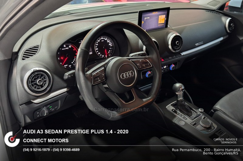 A3 1.4 TFSI SEDAN PRESTIGE PLUS 16V FLEX 4P TIPTRONIC - 2020 - BENTO GONçALVES