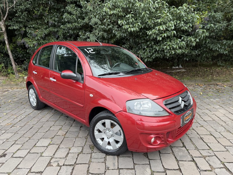 C3 1.4 I EXCLUSIVE 8V FLEX 4P MANUAL - 2012 - CAXIAS DO SUL