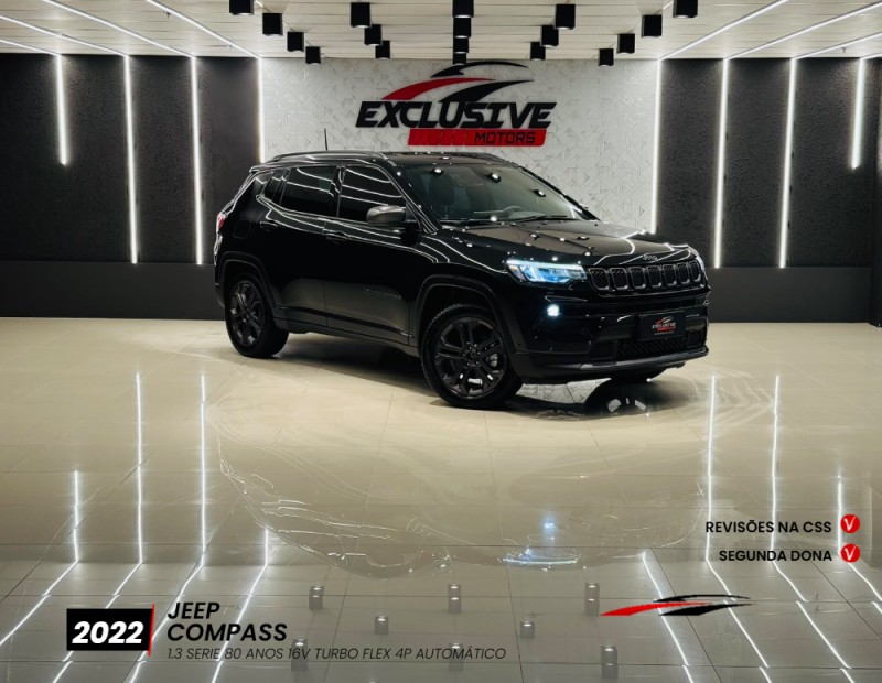 compass 1.3 serie 80 anos 16v turbo flex 4p automatico 2022 caxias do sul