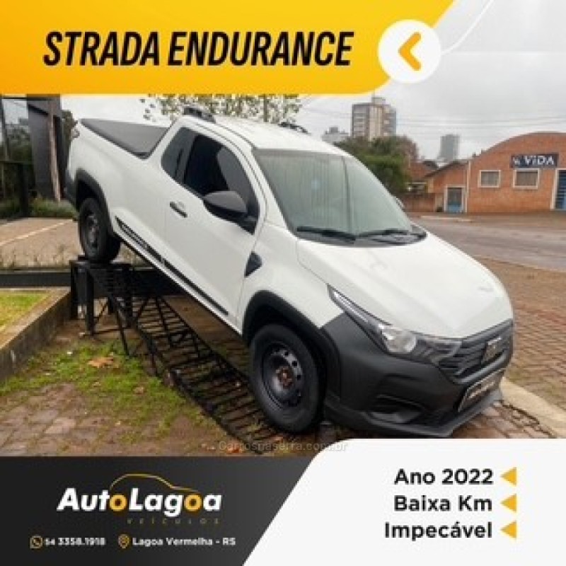 strada 1.4 endurance cs plus 8v flex 2p manual 2022 lagoa vermelha