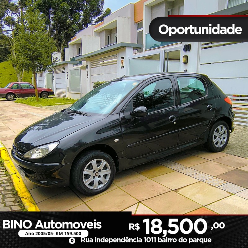 206 1.6 feline 16v flex 4p manual 2005 farroupilha