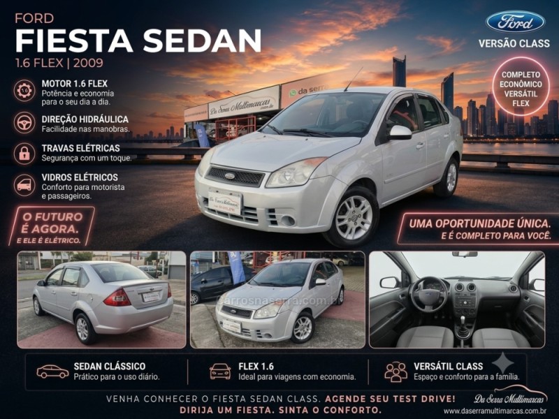 fiesta 1.6 mpi class sedan 8v flex 4p manual 2009 farroupilha