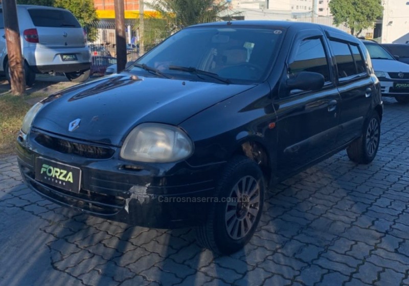 clio 1.0 rl 8v gasolina 4p manual 2001 caxias do sul