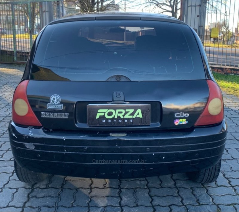 CLIO 1.0 RL 8V GASOLINA 4P MANUAL - 2001 - CAXIAS DO SUL