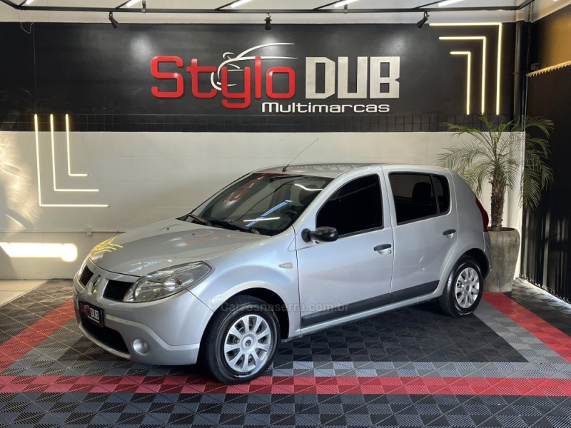 SANDERO 1.0 EXPRESSION 16V FLEX 4P MANUAL - 2008 - ESTâNCIA VELHA
