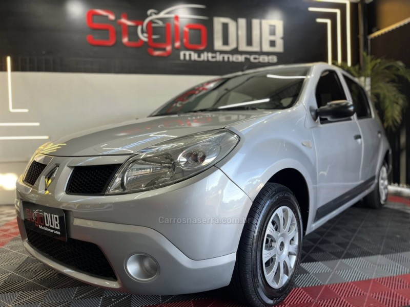 SANDERO 1.0 EXPRESSION 16V FLEX 4P MANUAL - 2008 - ESTâNCIA VELHA