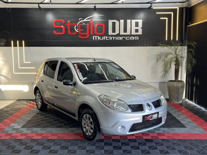 sandero 1.0 expression 16v flex 4p manual 2008 estancia velha