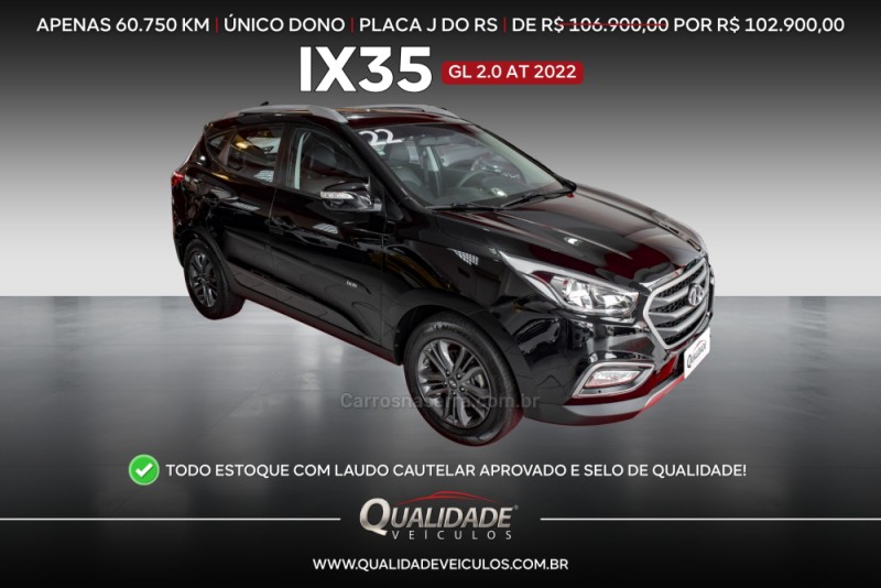 ix35 2.0 gl 4x2 16v flex 4p automatico 2022 santa cruz do sul