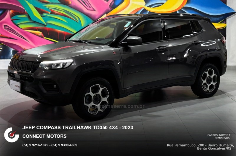 COMPASS 2.0 16V DIESEL TRAILHAWK 4X4 AUTOMÁTICO - 2023 - BENTO GONçALVES