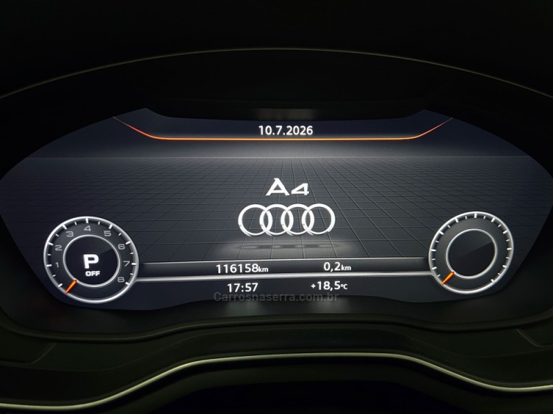 A4 2.0 TFSI AMBIENTE AVANT GASOLINA 4P S TRONIC - 2018 - FLORES DA CUNHA